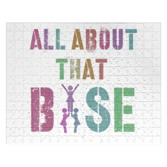 ALL ABOUT THAT BASE Cheerleading Team Cheer Jigsaw Puzzles