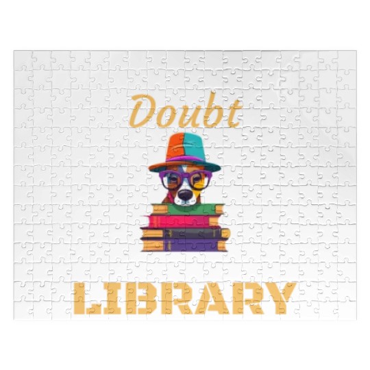 When in doubt got to the library, reading dog Jigsaw Puzzles