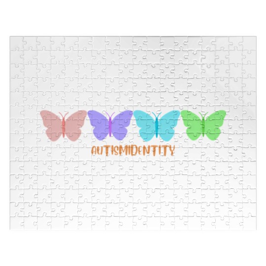 Autism Identity Butterfly Jigsaw Puzzles