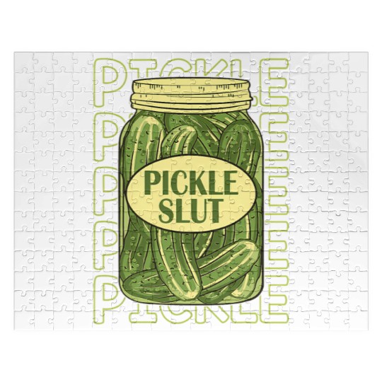 Pickle Slut Pickle Slut Who Loves Pickles Apaprel Jigsaw Puzzles