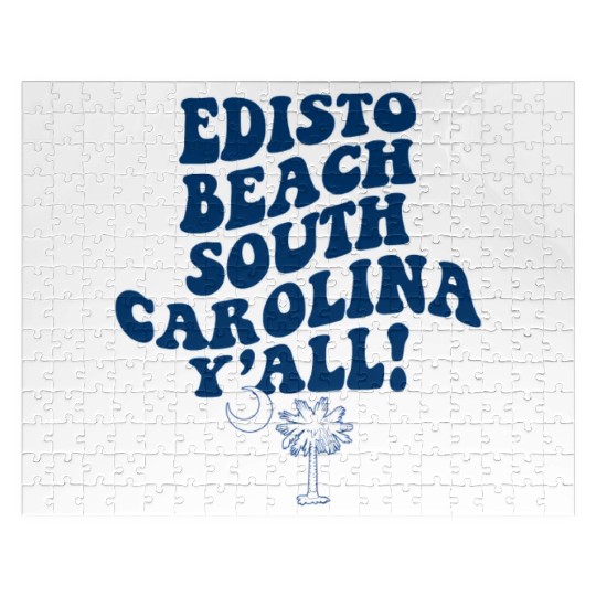 Edisto Beach South Carolina Y'All Sc Southern Jigsaw Puzzles