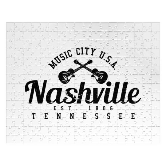 hville - Cory Music City Guitar Jigsaw Puzzles