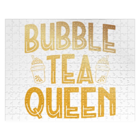 Bubble Tea Queen Boba Tea Drinker Korean Drink Jigsaw Puzzles