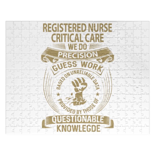 Registered Nurse Critical Care Jigsaw Puzzles - We Do Pre