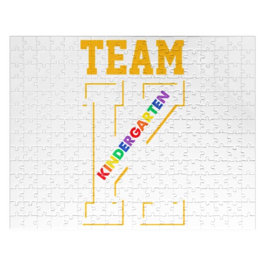 Team K Kindergarten Teacher Student Back to Jigsaw Puzzles
