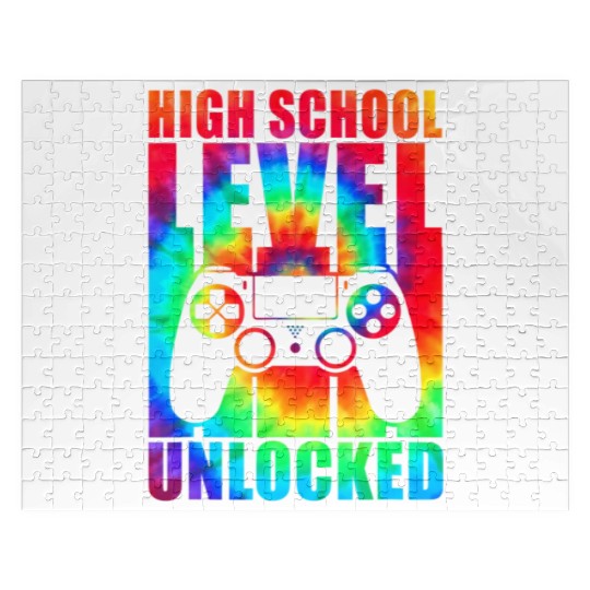 High School Level Unlocked Tie Dye Back To School Jigsaw Puzzles