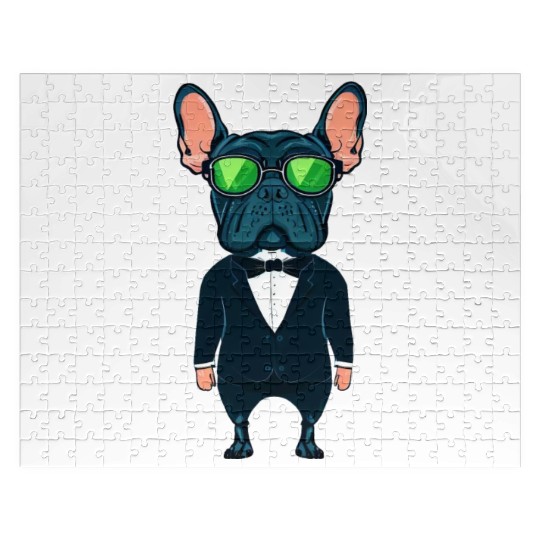 Frenchie The Gangster Jigsaw Puzzles