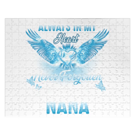 Rest In Peace My Nana Always In My He Rip My Nana Jigsaw Puzzles