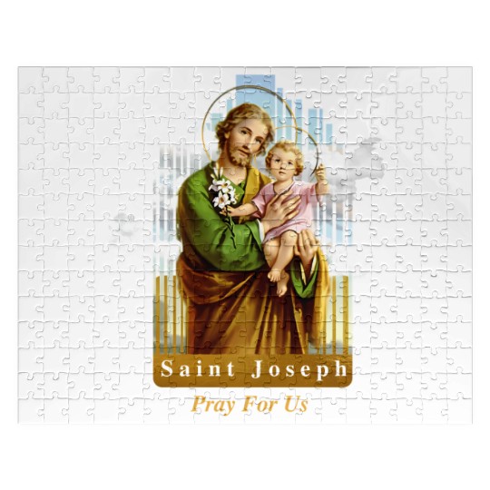 Saint Joseph Catholic Church St Joseph With Infant Jigsaw Puzzles