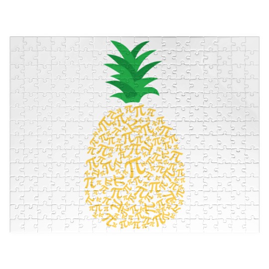 Cute Pi Day Pineapple Funny Math Teacher Jigsaw Puzzles