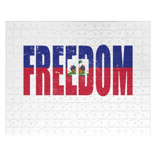 Haitian Pride Freedom Began With Us Haiti Jigsaw Puzzles