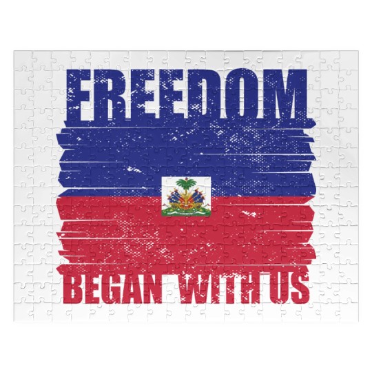 Haiti Heritage Month Freedom Began With Us Proud Jigsaw Puzzles