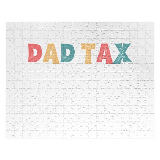 Funny Dad Tax Definition Jigsaw Puzzles