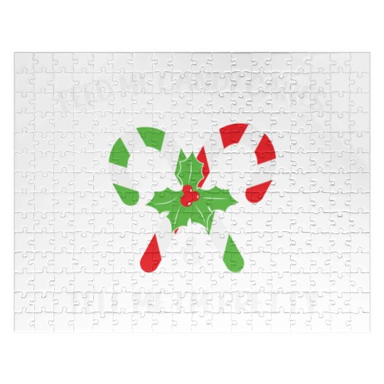 Feed Me Candy Canes And Tell Me Im Pretty Jigsaw Puzzles
