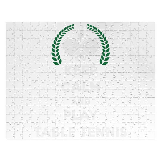 Keep Calm And Play Table Tennis Jigsaw Puzzles