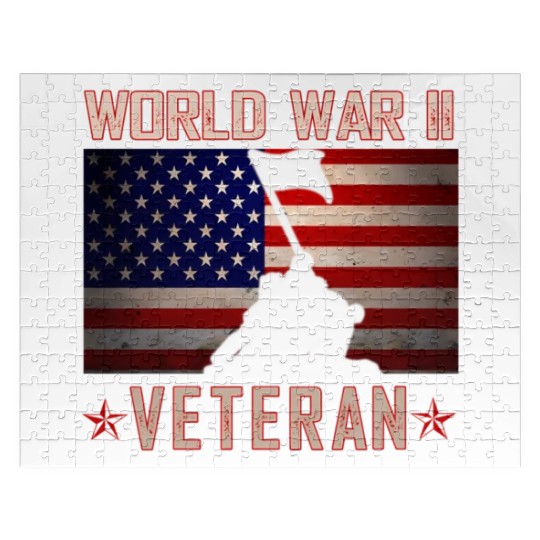 American Patriot Wwii Veteran Military World War 2 Jigsaw Puzzles
