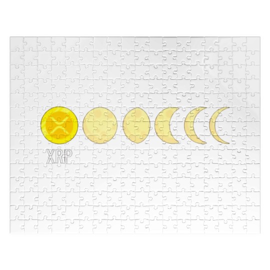 XRP cryptocurrency - XRP IS THE MOON Jigsaw Puzzles