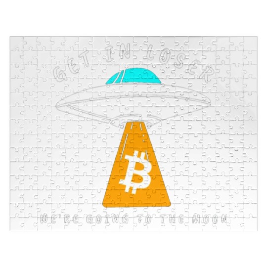 GET IN LOSER- GOING TO THE MOON - BITCOIN Jigsaw Puzzles