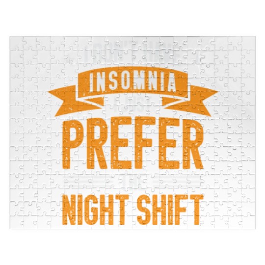 Night Shift Worker Graveyard Duty Jigsaw Puzzles