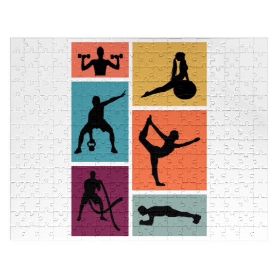 Fitness Exercise Workout Gym Jigsaw Puzzles