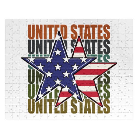 God bless America the land of the free Jigsaw Puzzles
