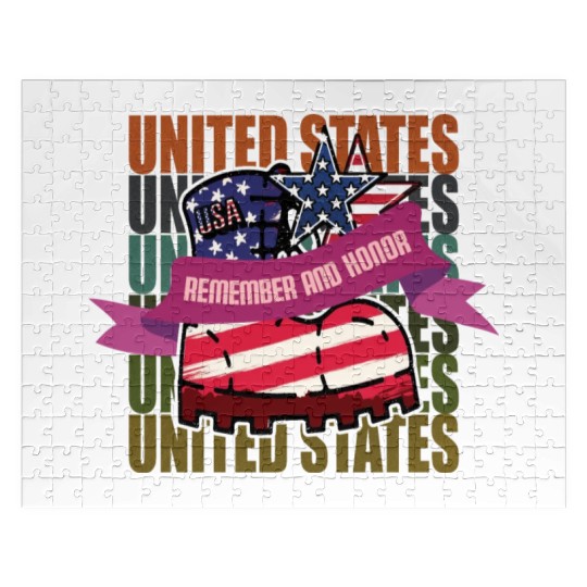 God bless America the land of the free Jigsaw Puzzles