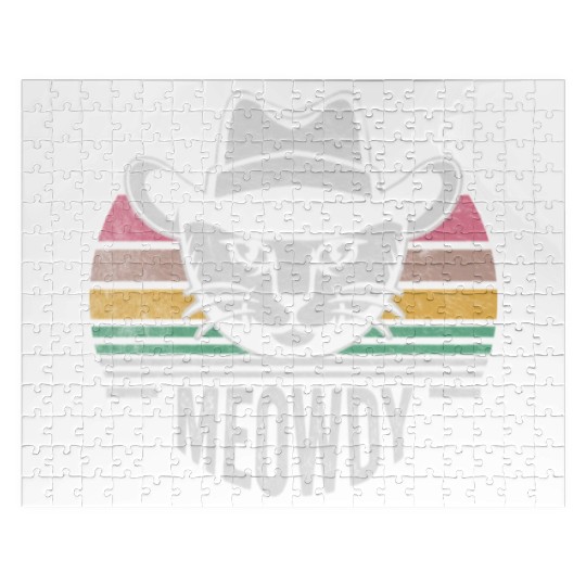 Mashup Between Meow And Howdy Cat Meme Cat Jigsaw Puzzles