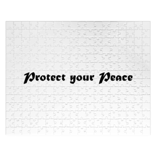 Protect Your Peace Jigsaw Puzzles