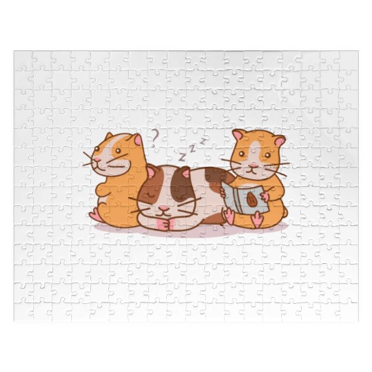 Guinea Pig Gift Quote Guinea Pig Lover Jigsaw Puzzles