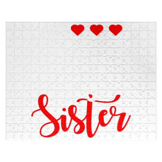 Best Sister Ever Sissy Sisterhood Greatest Sister Jigsaw Puzzles