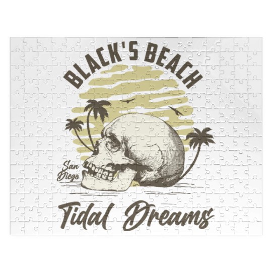 Black's beach San Diego California Jigsaw Puzzles