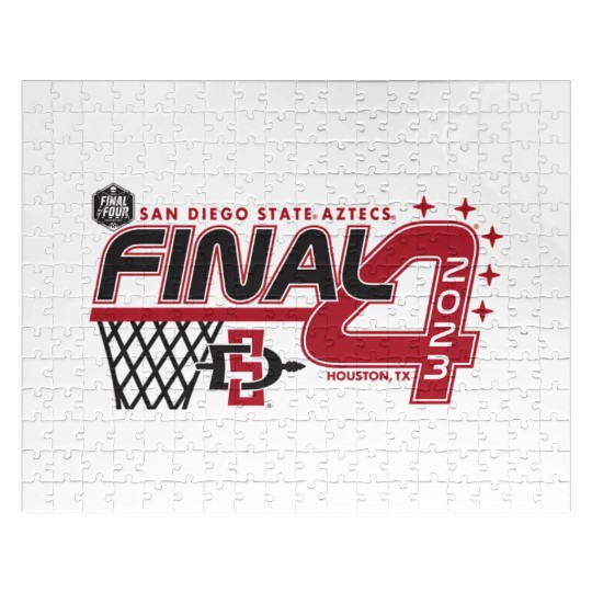 San Diego State Aztecs Final Four 2023 Baetball Jigsaw Puzzles