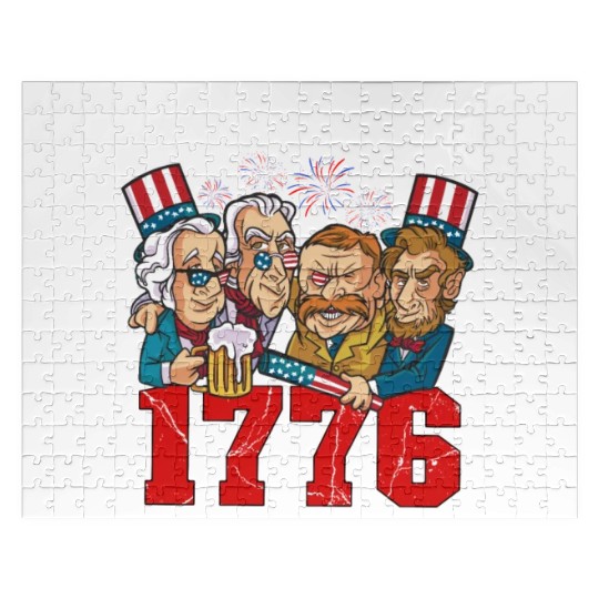 Party like it's 1776 USA Presidents Patriot Jigsaw Puzzles