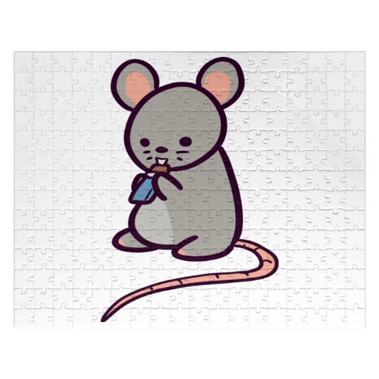 Cute Rat Candy Bar Jigsaw Puzzles