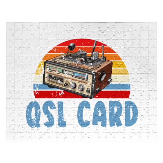 Ham Radio Operator Morse Code Radioactivity Jigsaw Puzzles