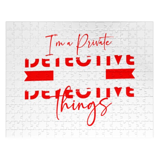 Agent Investigator Crime Jigsaw Puzzles