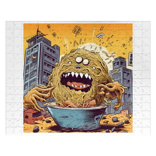 Ramen Monster Jigsaw Puzzles