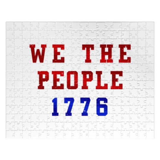 We the people 1776 Independence Day Party USA Jigsaw Puzzles