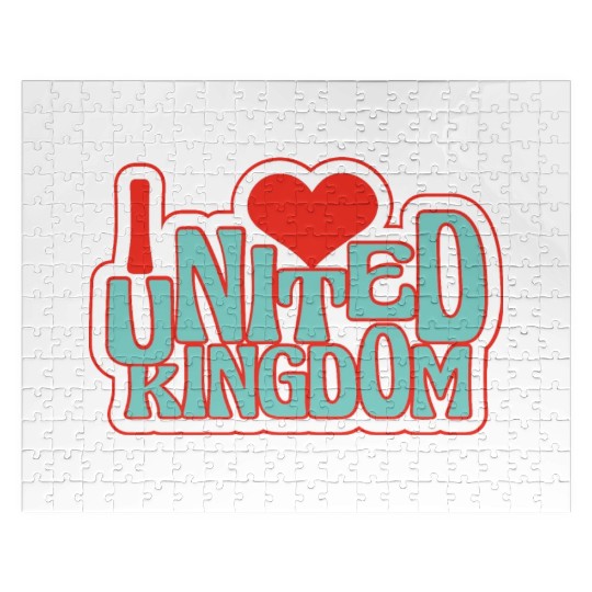 United kingdom hearts Jigsaw Puzzles