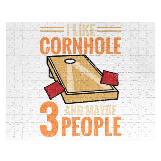 Funny Corn Hole Jigsaw Puzzles