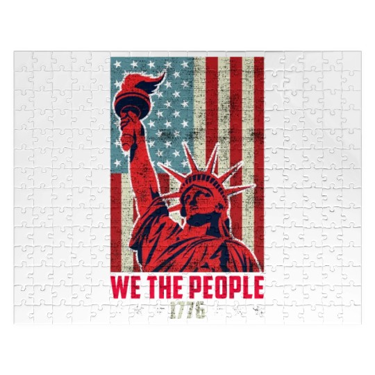 We the people 1776 American Freedom USA Fan Jigsaw Puzzles
