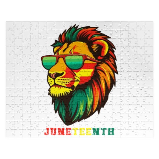 Lion Juneteenth African American Black History Jigsaw Puzzles