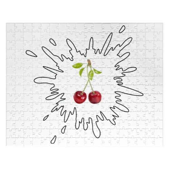A captivating cherry design Jigsaw Puzzles