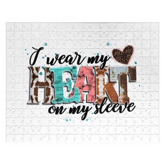 I Wear My Heart On My Sleeve Jigsaw Puzzles