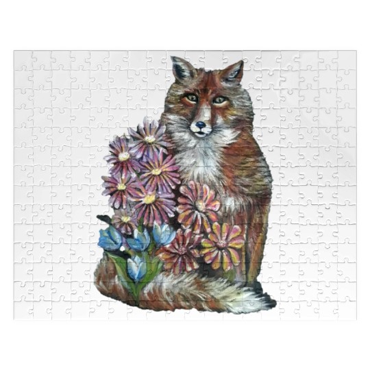 Fox in the garden Jigsaw Puzzles