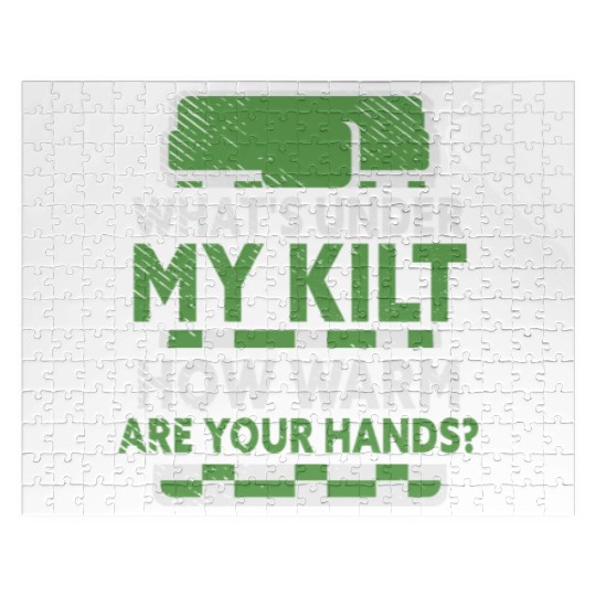 Kilt Scottish Highland Games Renaissance Festival Jigsaw Puzzles