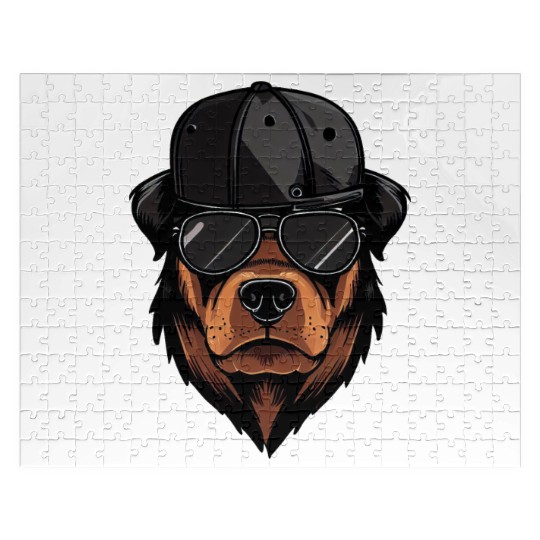 Rottweiler Gangster Jigsaw Puzzles