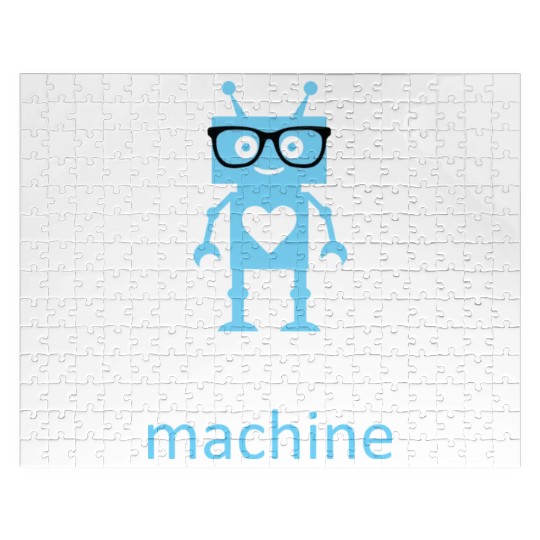 Love Machine Robot cute Jigsaw Puzzles