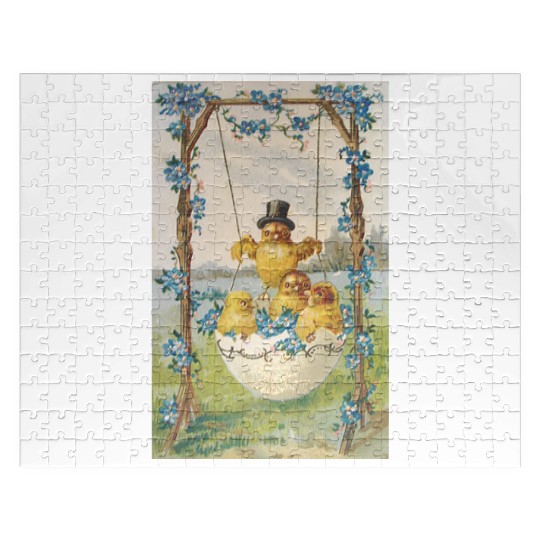 Vintage Easter Card Jigsaw Puzzles
