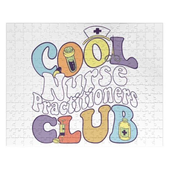 Cool Nurse Practitioners Club RN Registered Nurse Jigsaw Puzzles